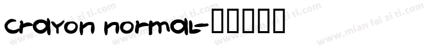 Crayon Normal字体转换
